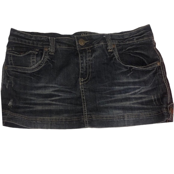 Jean Mini Skirt​ - Picture 1 of 5